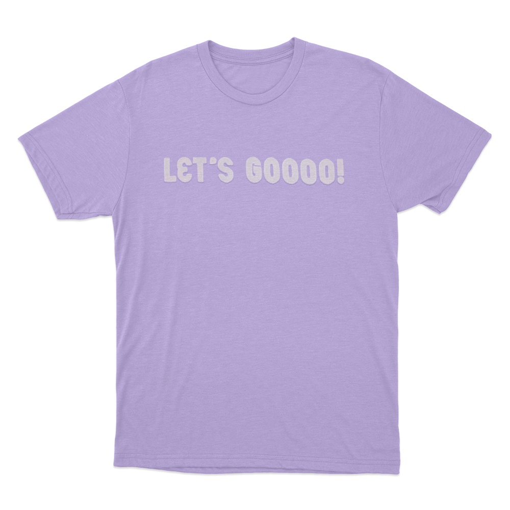Let's Gooooo Unisex T Shirt Purple Lets Gooooo Unisex T Shirt Purple