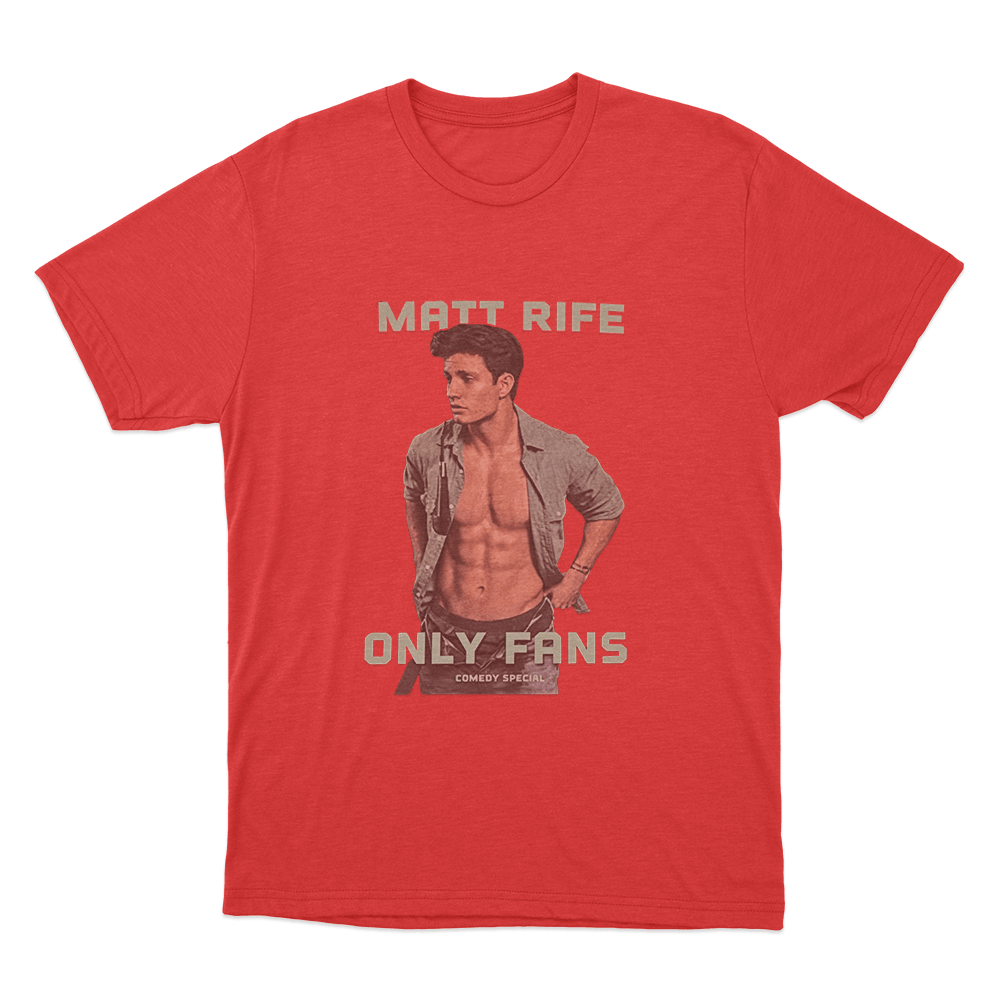 Matt Rife Only Fans Unisex T Shirt Red Matt Rife Only Fans Unisex T Shirt Red