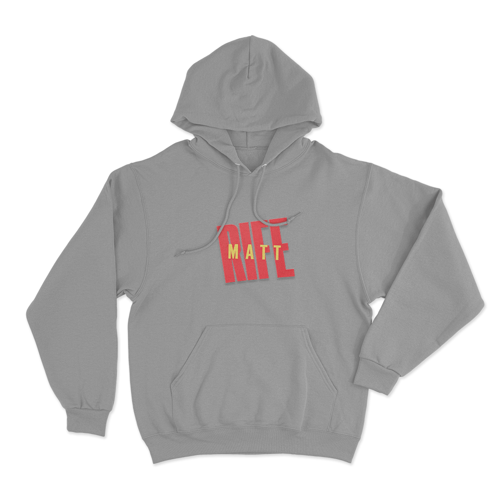 Matt Rife Unisex Hoodie Grey Matt Rife Unisex Hoodie Grey