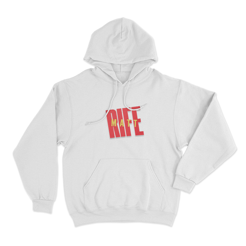 Matt Rife Unisex Hoodie White Matt Rife Unisex Hoodie White