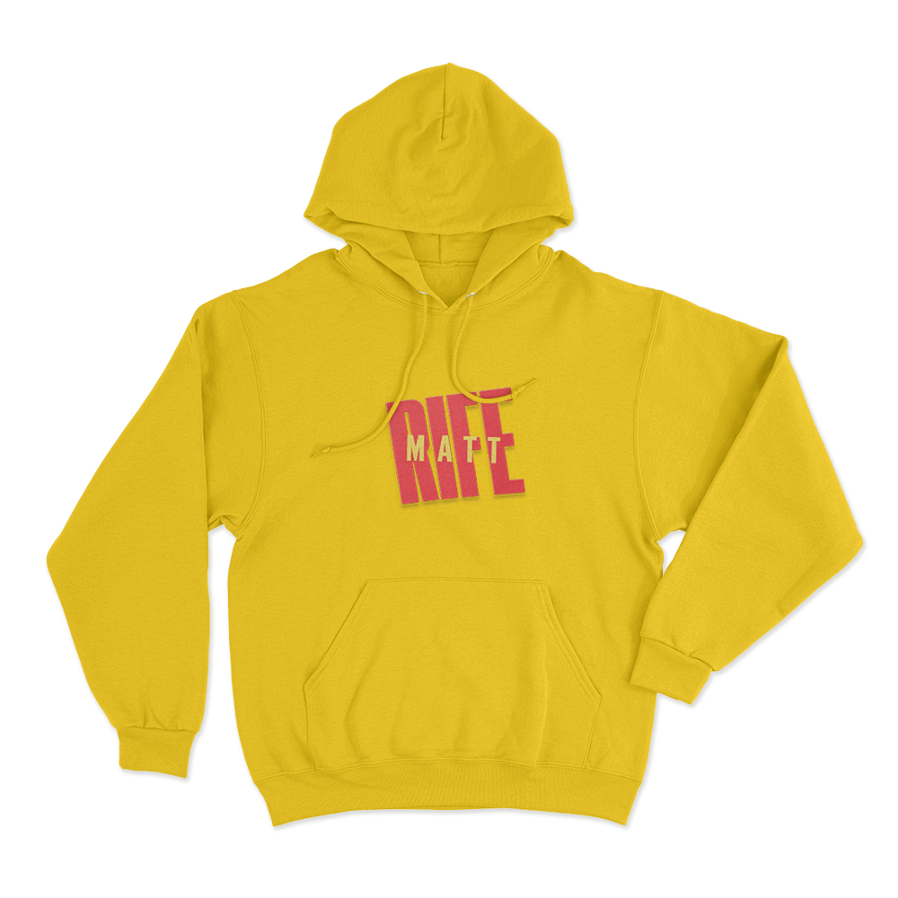Matt Rife Unisex Hoodie Yellow Matt Rife Unisex Hoodie Yellow